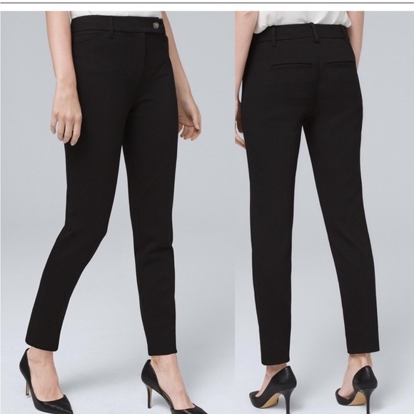 White House Black Market The Tapered Slim Ankle Pant 2P - Picture 2 of 7